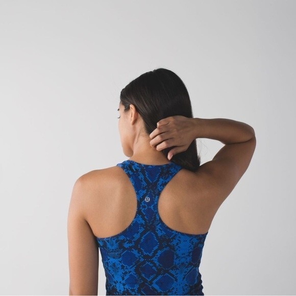 Lululemon Mini Ziggy Snake Blue Cool Racerback - Picture 6 of 16